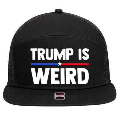 Trump Is Weird 7 Panel Mesh Trucker Snapback Hat