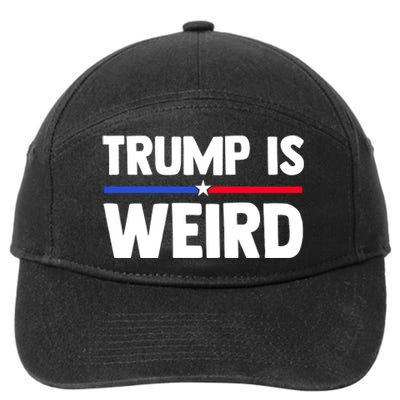 Trump Is Weird 7-Panel Snapback Hat