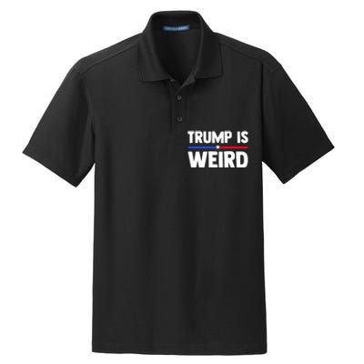 Trump Is Weird Dry Zone Grid Polo