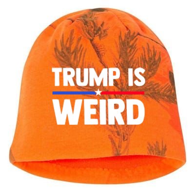 Trump Is Weird Kati - Camo Knit Beanie