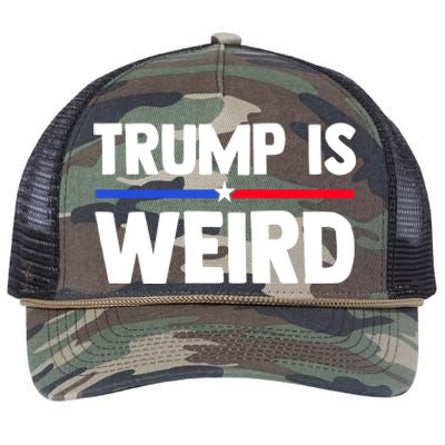 Trump Is Weird Retro Rope Trucker Hat Cap