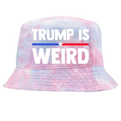 Trump Is Weird Tie-Dyed Bucket Hat