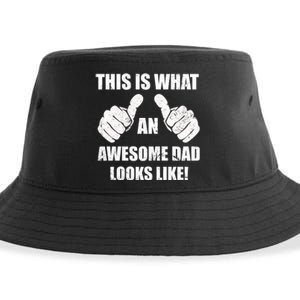 This Is What An Awesome Dad Looks Like Sustainable Bucket Hat