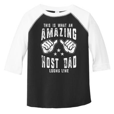 This Is What An Amazing Host Dad Looks Like Humor For Dad Toddler Fine Jersey T-Shirt