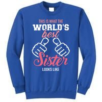 This Is What The WorldS Best Sister Looks Like Gift Sweatshirt