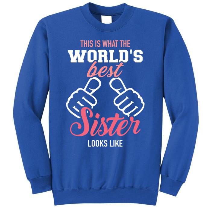 This Is What The WorldS Best Sister Looks Like Gift Sweatshirt