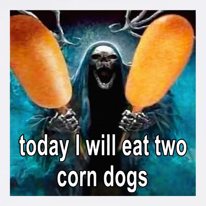 Today I Will Eat Two Corn Dogs Meme Toddler T-Shirt