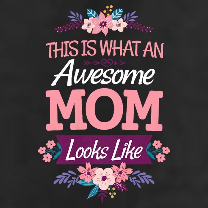 This Is What An Awesome Mom Looks Like On Mothers Day Cool Comfort Performance Bucket Hat