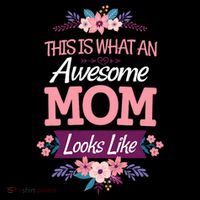 This Is What An Awesome Mom Looks Like On Mothers Day Drawstring Bag