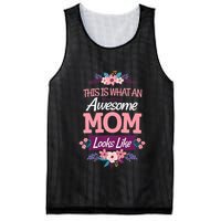 This Is What An Awesome Mom Looks Like On Mothers Day Mesh Reversible Basketball Jersey Tank