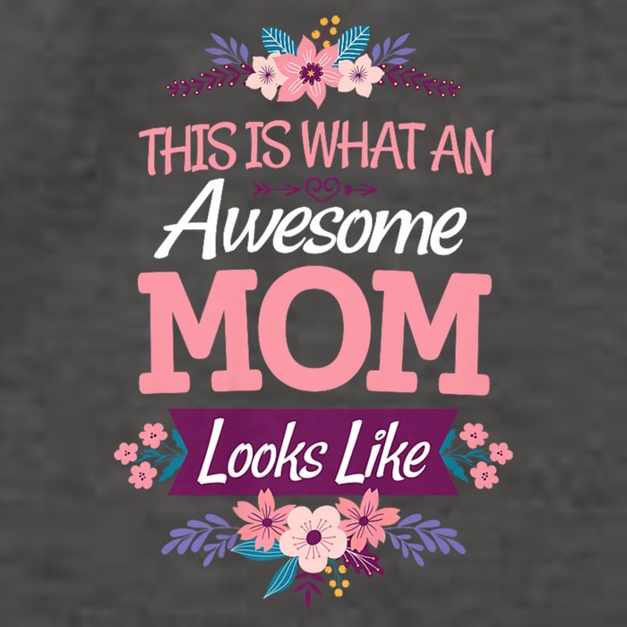 This Is What An Awesome Mom Looks Like On Mothers Day Vector Backpack