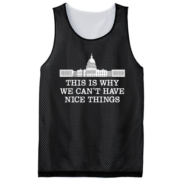 This Is Why We Can’T Have Nice Things Congress Mesh Reversible Basketball Jersey Tank