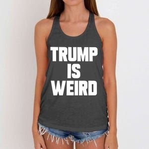 Trump Is Weird Women's Knotted Racerback Tank