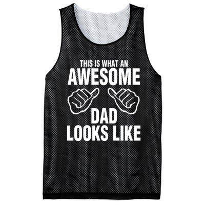 This Is What An Awesome Dad Looks Like Mesh Reversible Basketball Jersey Tank