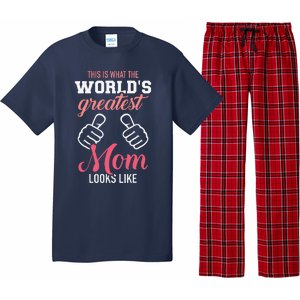 This Is What WorldS Greatest Mom Looks Like MotherS Day Pajama Set