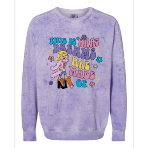 This Is What Dreams Are Made Of Sing To Me Paolo Cute Funny Colorblast Crewneck Sweatshirt