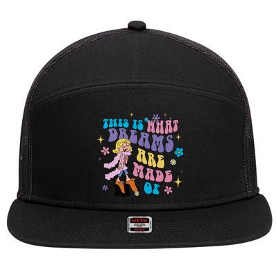 This Is What Dreams Are Made Of Sing To Me Paolo Cute Funny 7 Panel Mesh Trucker Snapback Hat