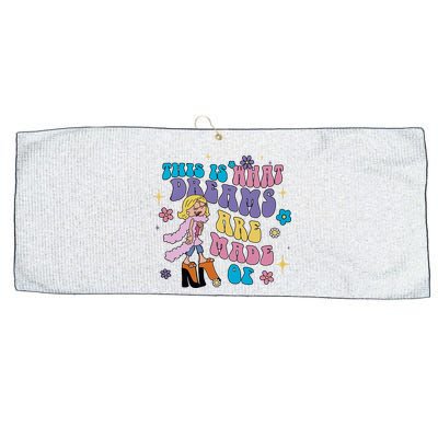 This Is What Dreams Are Made Of Sing To Me Paolo Cute Funny Large Microfiber Waffle Golf Towel