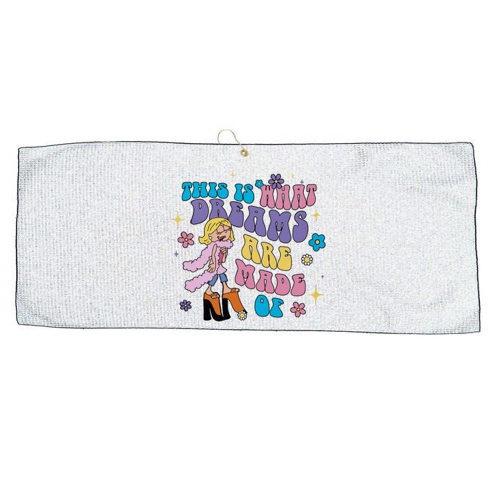 This Is What Dreams Are Made Of Sing To Me Paolo Cute Funny Large Microfiber Waffle Golf Towel