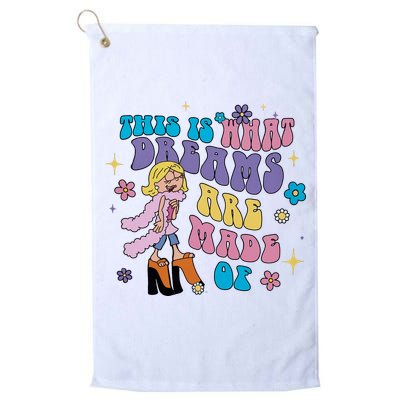 This Is What Dreams Are Made Of Sing To Me Paolo Cute Funny Golf Towel
