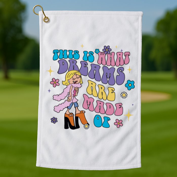 This Is What Dreams Are Made Of Sing To Me Paolo Cute Funny Golf Towel