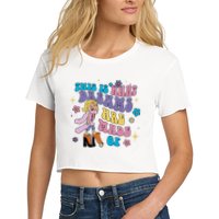This Is What Dreams Are Made Of Sing To Me Paolo Cute Funny Women's Crop Top Tee