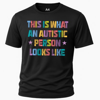 This Is What An Autistic Person Looks Like Funny Sayings Performance Shirt
