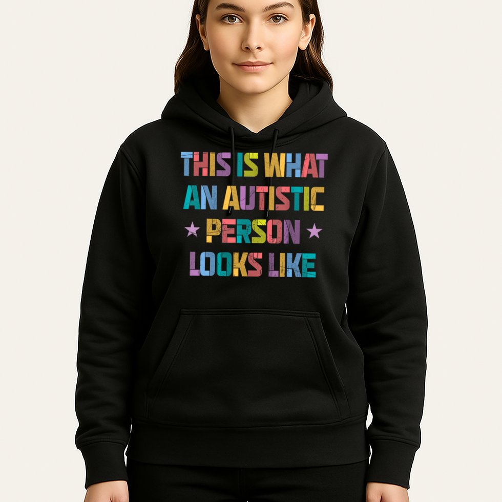 This Is What An Autistic Person Looks Like Funny Sayings Hoodie