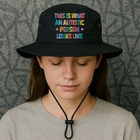 This Is What An Autistic Person Looks Like Funny Sayings Bucket Hat