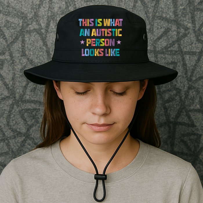 This Is What An Autistic Person Looks Like Funny Sayings Bucket Hat