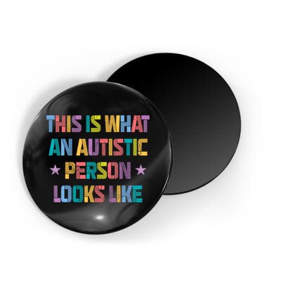 This Is What An Autistic Person Looks Like Funny Sayings Magnet