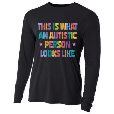 This Is What An Autistic Person Looks Like Funny Sayings Cooling Performance Long Sleeve Crew