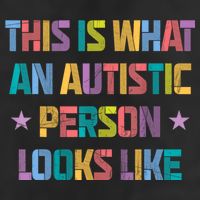 This Is What An Autistic Person Looks Like Funny Sayings Golf Towel