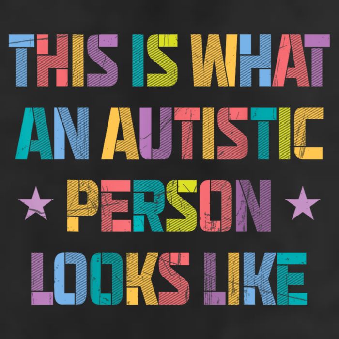 This Is What An Autistic Person Looks Like Funny Sayings Golf Towel