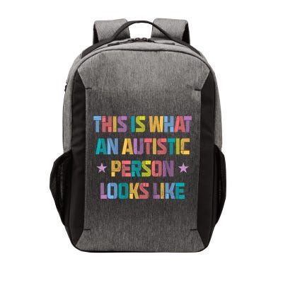 This Is What An Autistic Person Looks Like Funny Sayings Vector Backpack