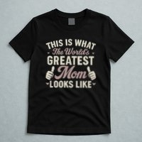 This Is What The World's Greatest Mom Looks Like T-Shirt