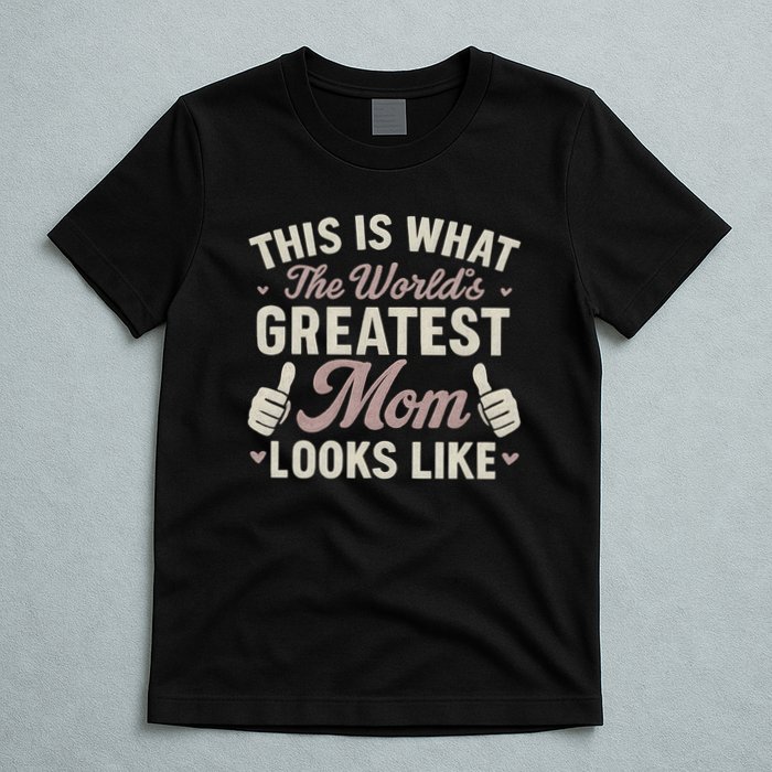 This Is What The World's Greatest Mom Looks Like T-Shirt