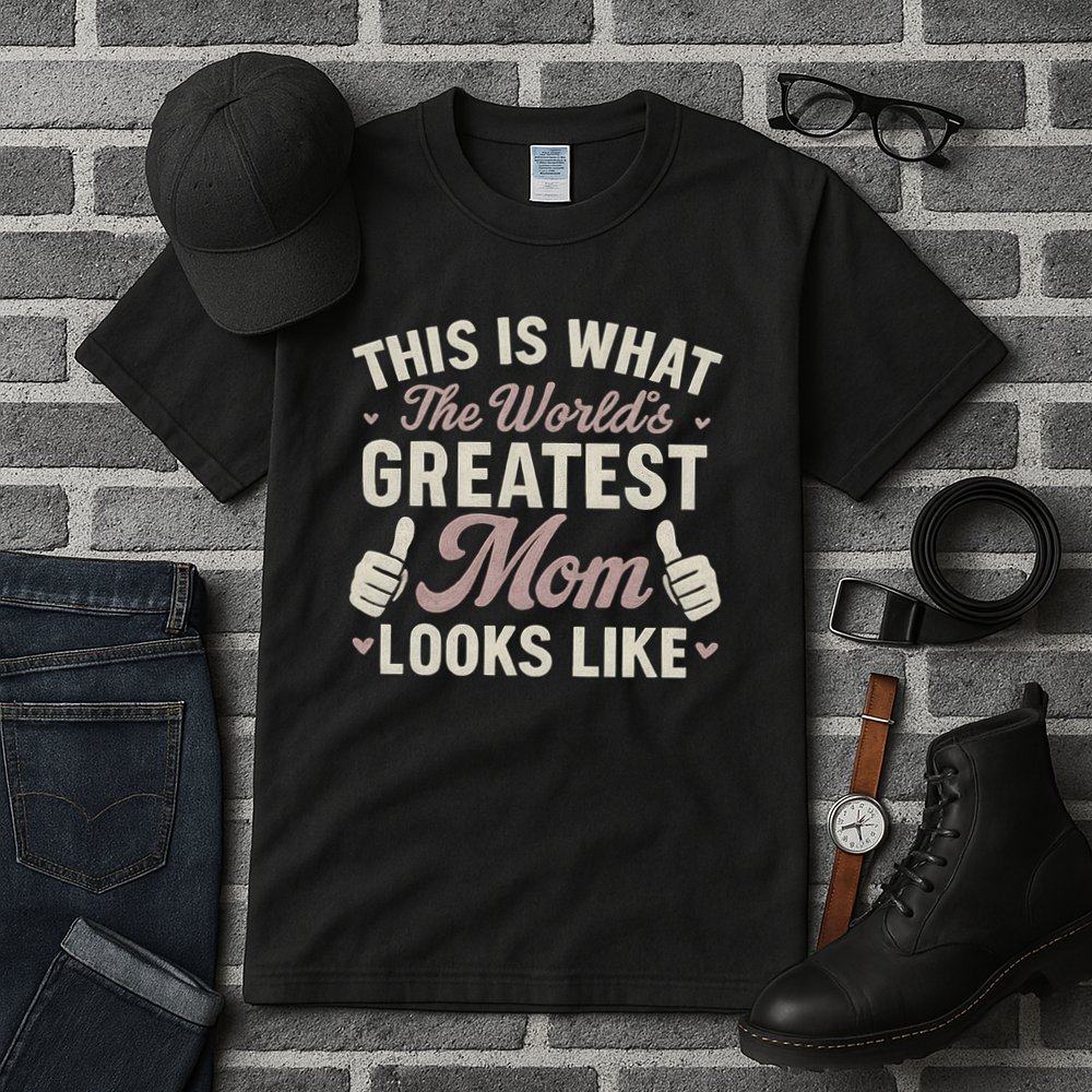 This Is What The World's Greatest Mom Looks Like Tall T-Shirt