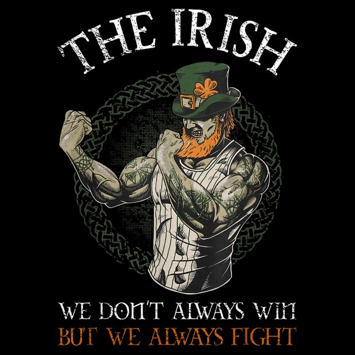 The Irish We DonT Always Win But We Always Fight Drawstring Bag