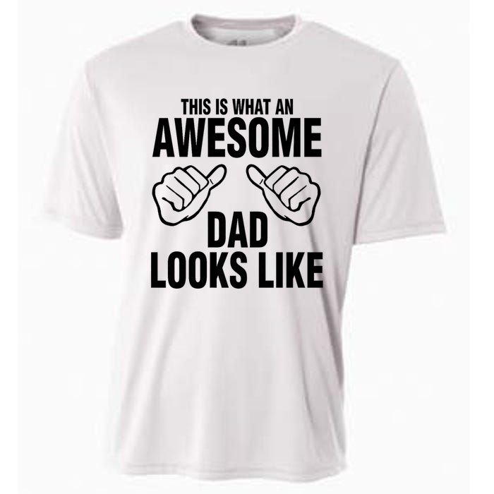 This Is What An Awesome Dad Looks Like Cooling Performance Crew T-Shirt