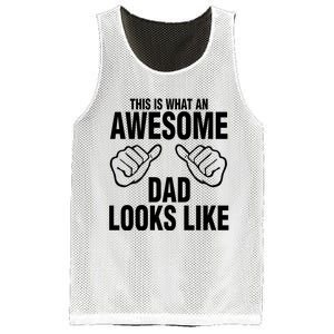 This Is What An Awesome Dad Looks Like Mesh Reversible Basketball Jersey Tank