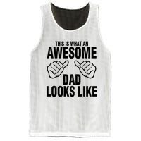 This Is What An Awesome Dad Looks Like Mesh Reversible Basketball Jersey Tank