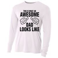 This Is What An Awesome Dad Looks Like Cooling Performance Long Sleeve Crew