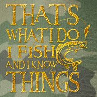That Is What I Do I Fish And I Know Things Legacy Tie Dye Trucker Hat