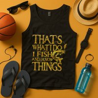 That Is What I Do I Fish And I Know Things Tank Top