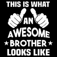 This Is What An Awesome Brother Looks Like Gift Visor