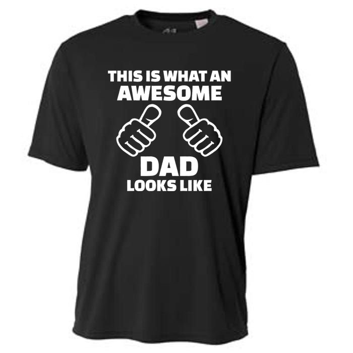 This Is What An Awesome Dad Looks Like Cooling Performance Crew T-Shirt