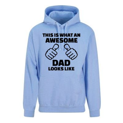 This Is What An Awesome Dad Looks Like Unisex Surf Hoodie