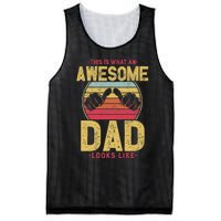 This Is What An Awesome Dad Looks Like Mesh Reversible Basketball Jersey Tank