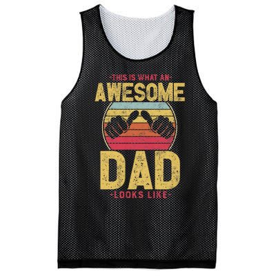 This Is What An Awesome Dad Looks Like Mesh Reversible Basketball Jersey Tank